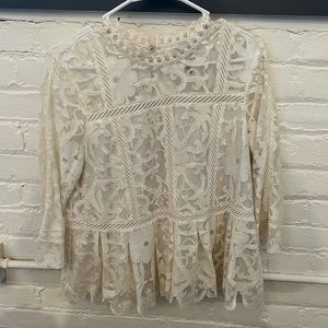 Anthropologie Lace Top